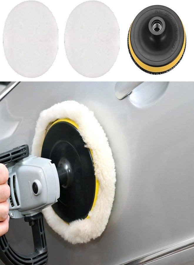 YUISI Car Foam Drill 4-Inch Polishing Pads Kit, Compound Automotive Polisher Car Wash Cleaning Tools, Sealing Glaze, Foam Pads Of Drill Polisher Attachment (9Pcs) - Image 3